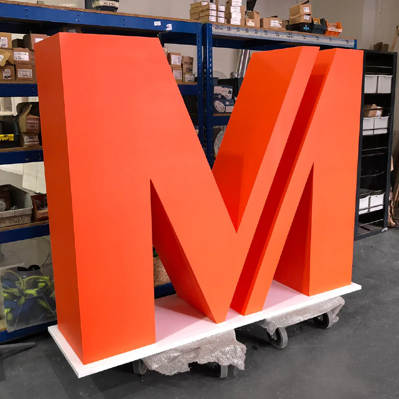 Giant Letter M Giant Letter M – Giant Letters by Goodwin & Goodwin, London