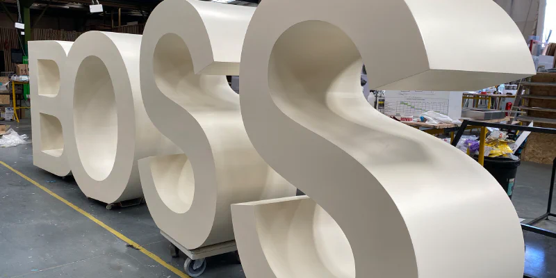 Hugo Boss Giant Letters Hugo Boss Giant Letters – Giant Letters by Goodwin & Goodwin, London