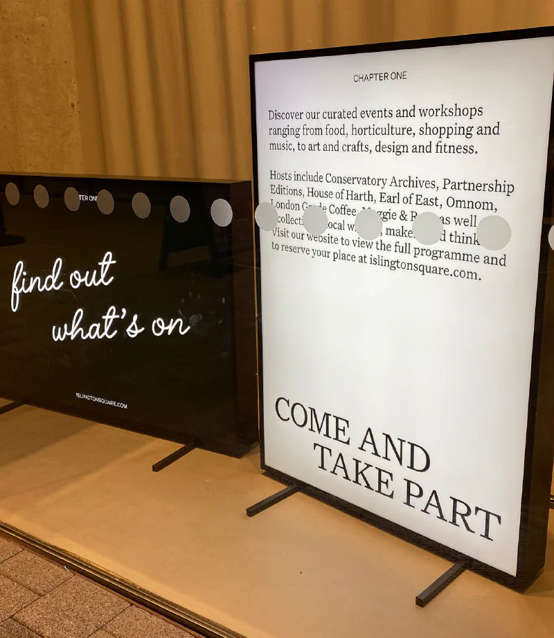 Black white sq lightboxes Black white sq lightboxes – Light Boxes by Goodwin & Goodwin, London