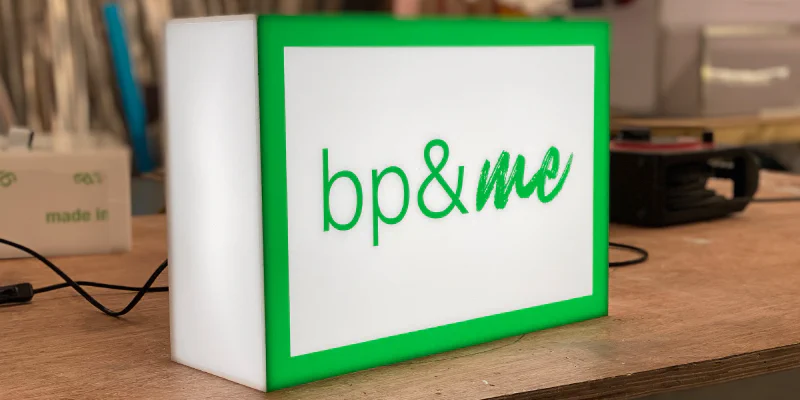 Bp lightbox Bp lightbox – Light Boxes by Goodwin & Goodwin, London