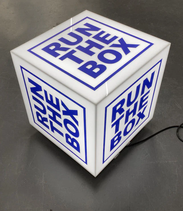 Cube lightbox Cube lightbox – Light Boxes by Goodwin & Goodwin, London