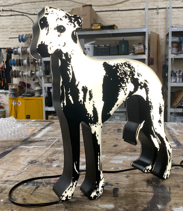 Dog shape lightbox Dog shape lightbox – Light Boxes by Goodwin & Goodwin, London