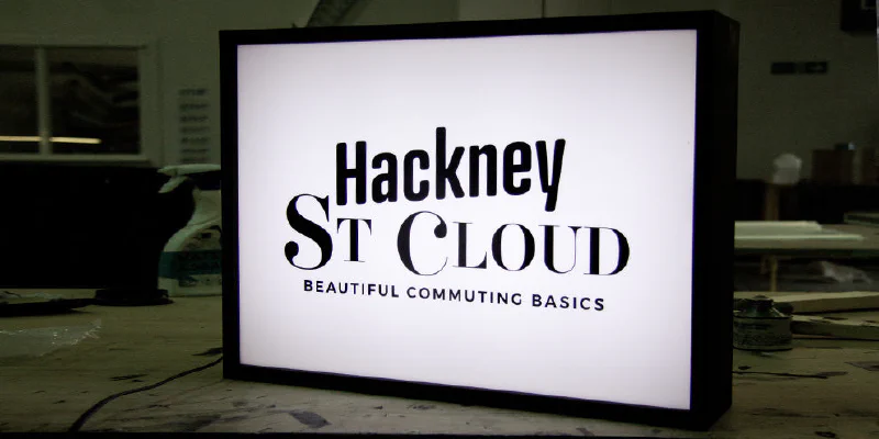 Hackney light box Hackney light box – Light Boxes by Goodwin & Goodwin, London