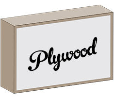 Plywood Light Boxes