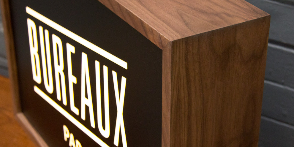 Walnut Light Boxes