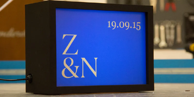 Small lightbox Small lightbox – Light Boxes by Goodwin & Goodwin, London