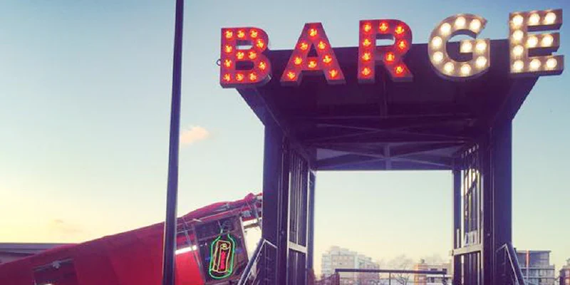 Battersea Barge Sign Battersea Barge Sign – Light Up Letters by Goodwin & Goodwin, London