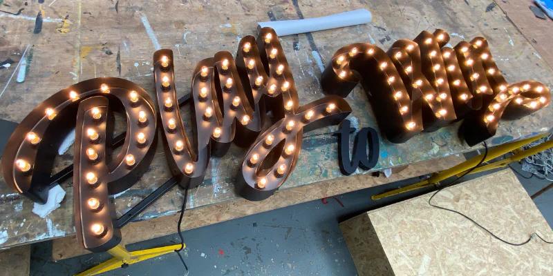 Black light up letters Black light up letters – Light Up Letters by Goodwin & Goodwin, London