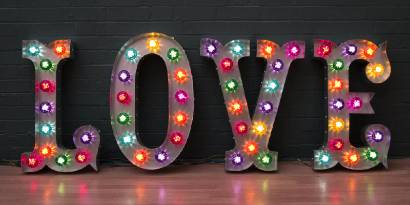 Circus light up letter Circus light up letter – Light Up Letters by Goodwin & Goodwin, London