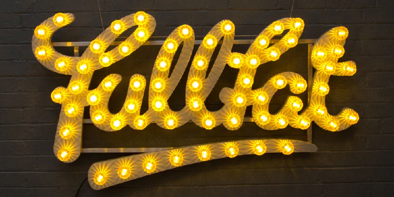 Full Fat Games Sign Full Fat Games Sign – Light Up Letters by Goodwin & Goodwin, London