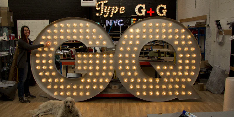 GQ Man of the Year GQ Man of the Year – Light Up Letters by Goodwin & Goodwin, London