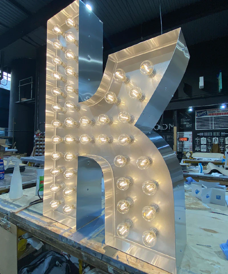 Killers K Light Letter Killers K Light Letter – Light Up Letters by Goodwin & Goodwin, London