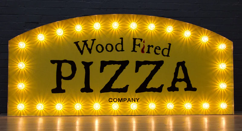 Pizza Sign Pizza Sign – Light Up Letters by Goodwin & Goodwin, London