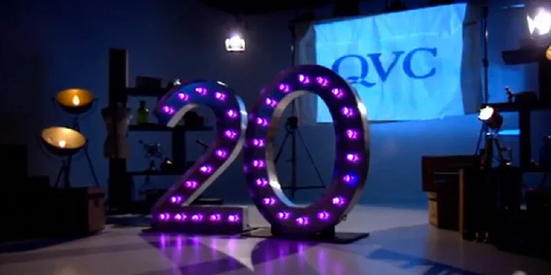QVC 20th Anniversary QVC 20th Anniversary – Light Up Letters by Goodwin & Goodwin, London