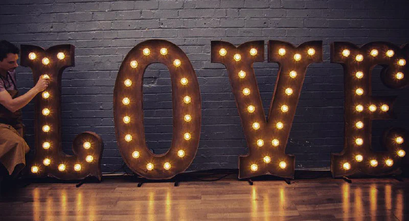 Rusted Circus Sign Rusted Circus Sign – Light Up Letters by Goodwin & Goodwin, London