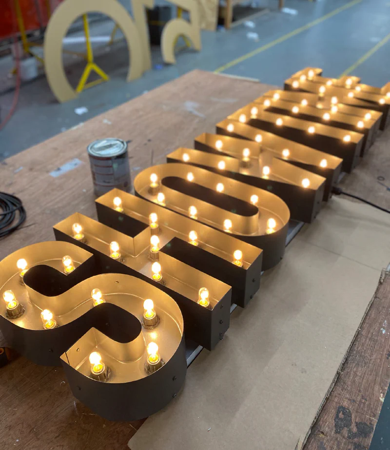 Showtime light up letters Showtime light up letters – Light Up Letters by Goodwin & Goodwin, London
