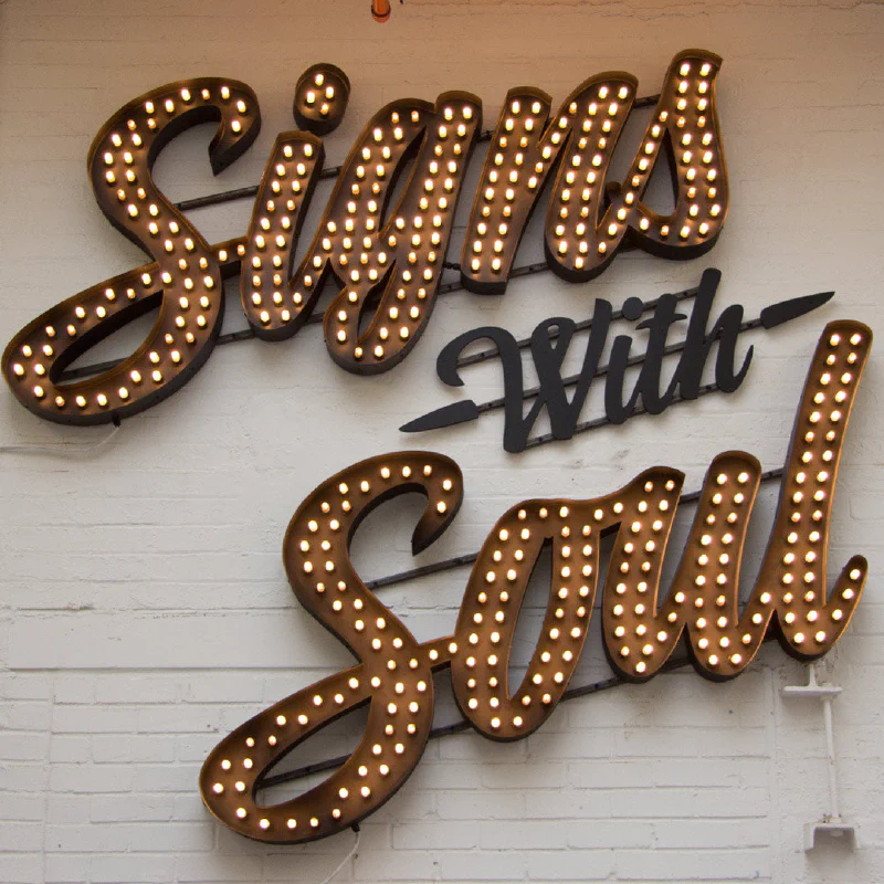 Signs With Soul Signs With Soul – Light Up Letters by Goodwin & Goodwin, London
