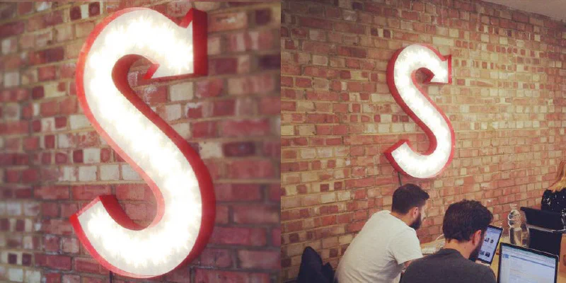 Steer - Illuminated Logo Steer - Illuminated Logo – Light Up Letters by Goodwin & Goodwin, London