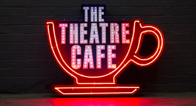 The Theatre Cafe Sign The Theatre Cafe Sign – Light Up Letters by Goodwin & Goodwin, London