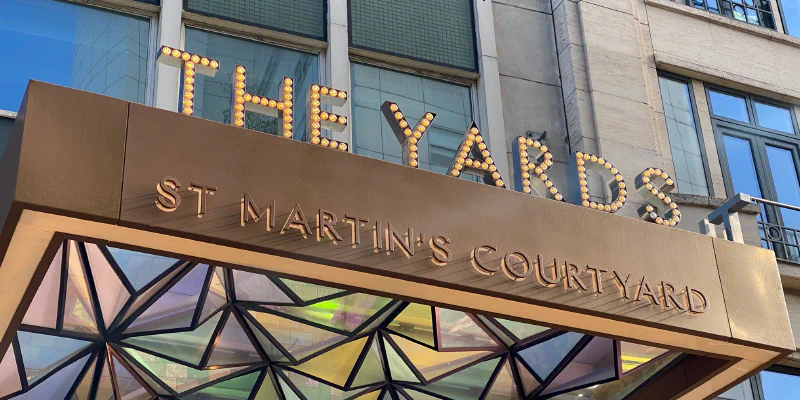 The Yards light up letters The Yards light up letters – Light Up Letters by Goodwin & Goodwin, London