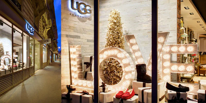 UGGs Store, Paris UGGs Store, Paris – Light Up Letters by Goodwin & Goodwin, London