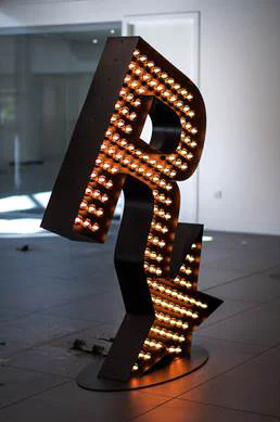 Vintage bulbs with matt black sides Vintage bulbs with matt black sides – Light Up Letters by Goodwin & Goodwin, London