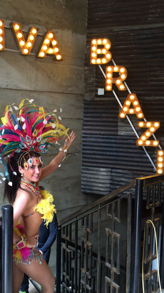 Viva Brazil Viva Brazil – Light Up Letters by Goodwin & Goodwin, London