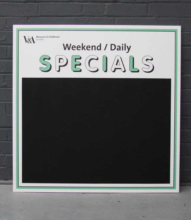 Custom Chalk Board Custom Chalk Board – Menu Signs, Menu Boards & Menu Cases by Goodwin & Goodwin, London