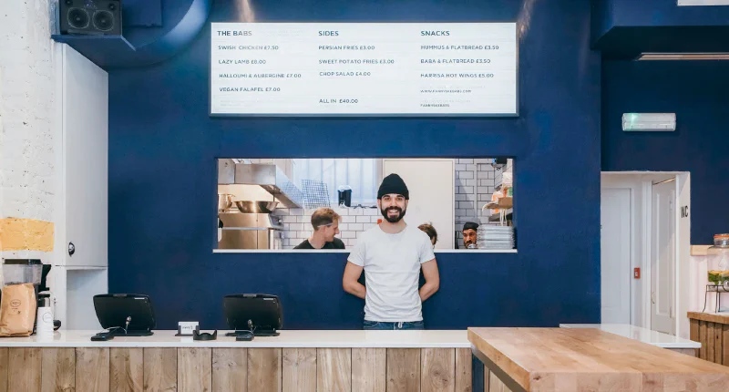 Slide in menu Slide in menu – Menu Signs, Menu Boards & Menu Cases by Goodwin & Goodwin, London