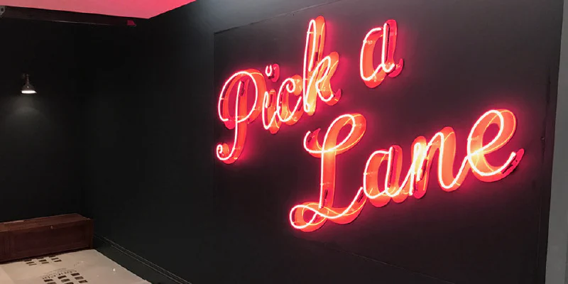 Bowling Alley Neon Sign Bowling Alley Neon Sign – Real Glass Neon Signs by Goodwin & Goodwin, London