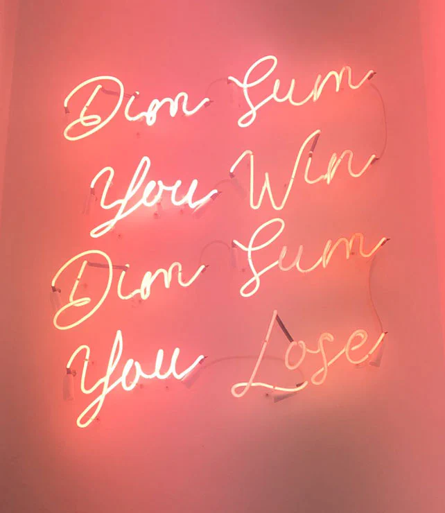 Dim Sum Neon Sign Dim Sum Neon Sign – Real Glass Neon Signs by Goodwin & Goodwin, London