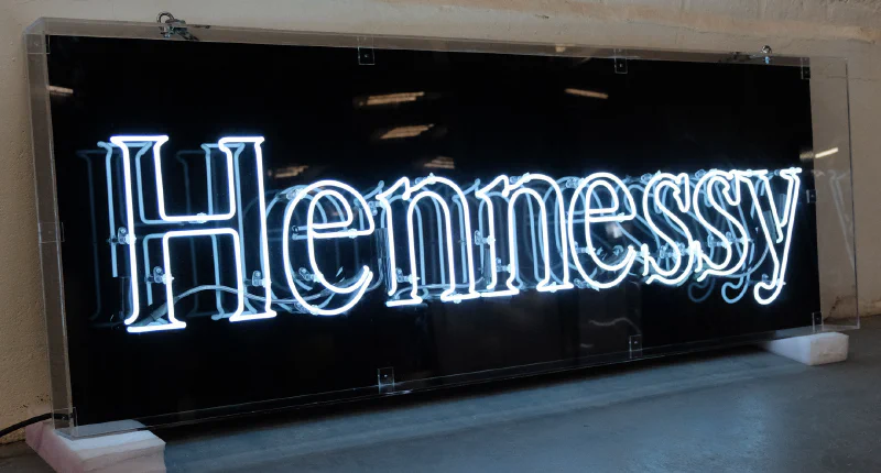 Hennessy Neon Sign Hennessy Neon Sign – Real Glass Neon Signs by Goodwin & Goodwin, London