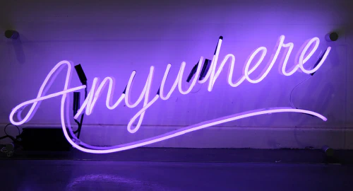 images/anywhere_neon_sign2.jpg London - Bespoke Signs by Goodwin & Goodwin