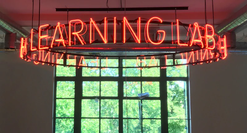 Learning Labs Learning Labs – Real Glass Neon Signs by Goodwin & Goodwin, London
