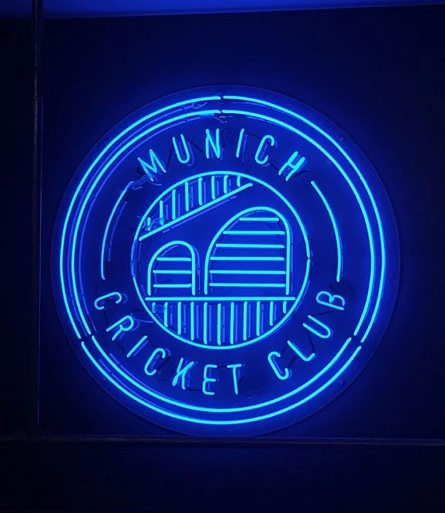 Munich Cricket Club Munich Cricket Club – Real Glass Neon Signs by Goodwin & Goodwin, London