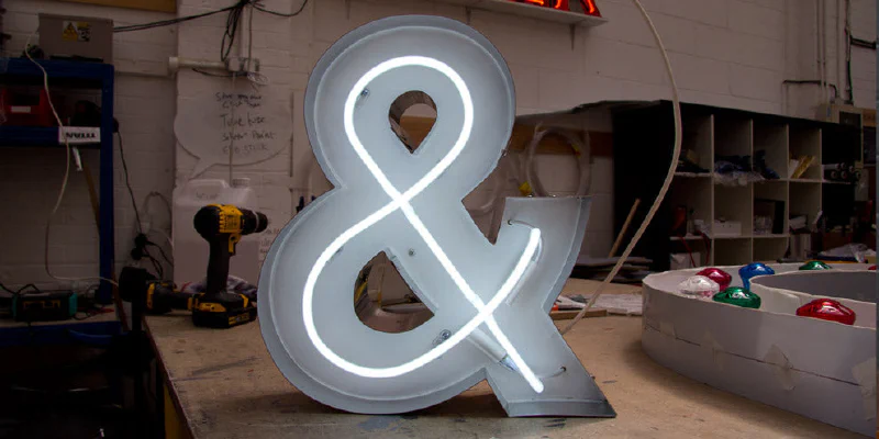 Neon Ampersand Sign Neon Ampersand Sign – Real Glass Neon Signs by Goodwin & Goodwin, London