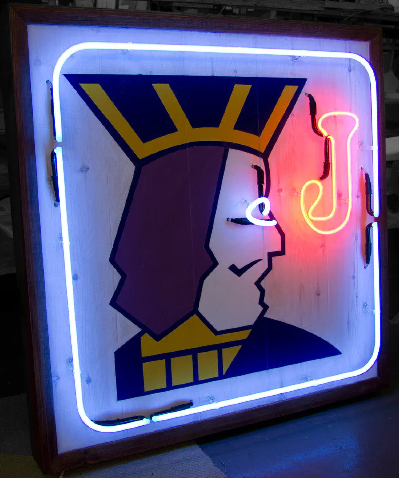 One Eyed Joker Neon Sign One Eyed Joker Neon Sign – Real Glass Neon Signs by Goodwin & Goodwin, London
