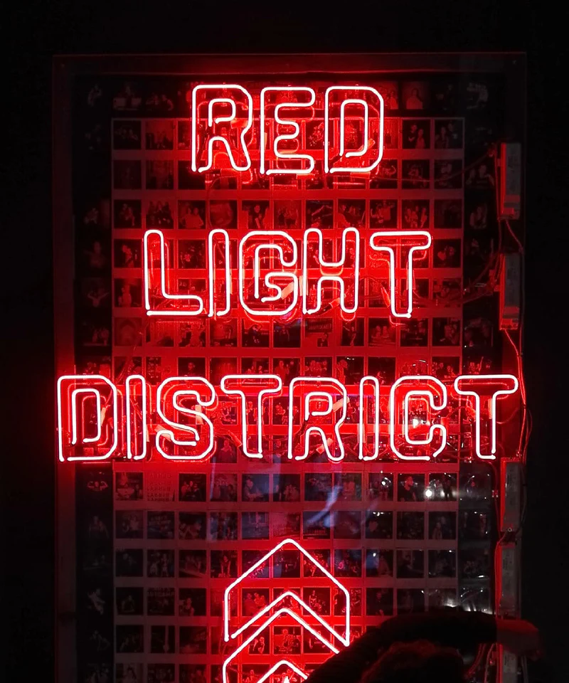 Red Light District Neon Sign Red Light District Neon Sign – Real Glass Neon Signs by Goodwin & Goodwin, London