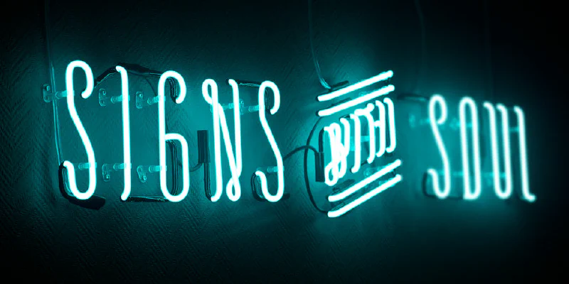 Signs With Soul Neon Signs With Soul Neon – Real Glass Neon Signs by Goodwin & Goodwin, London