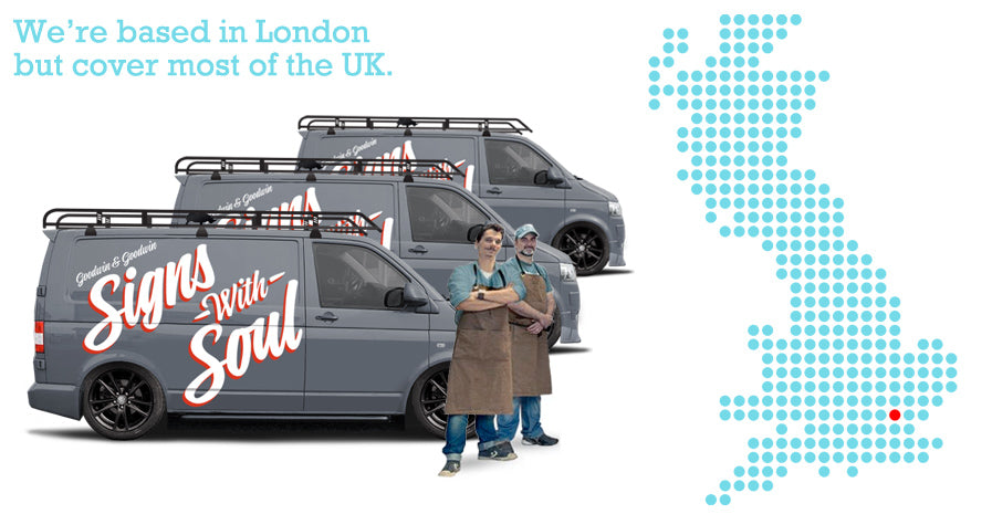 Goodwin & Goodwin sign installation coverage — London and UK