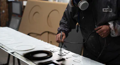Sign Finishes | Powder Coating, Spray Painting & Polishing | London
