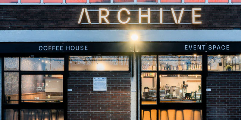 Archive, Leeds – Restaurant Signs by Goodwin & Goodwin, London