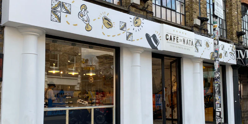 Cafe de Nata - Camden – Restaurant Signs by Goodwin & Goodwin, London