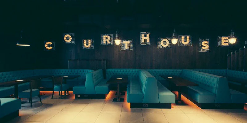 Courthouse, Isle of Man – Restaurant Signs by Goodwin & Goodwin, London