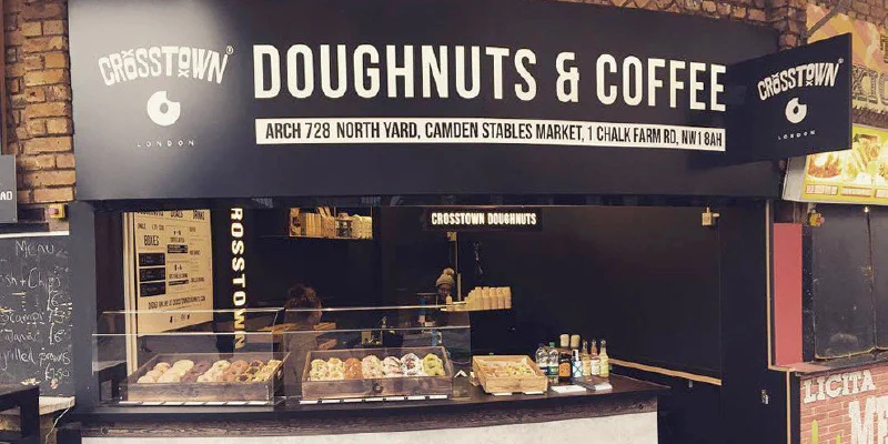 Cross Town Doughnuts - Shop Facia – Restaurant Signs by Goodwin & Goodwin, London