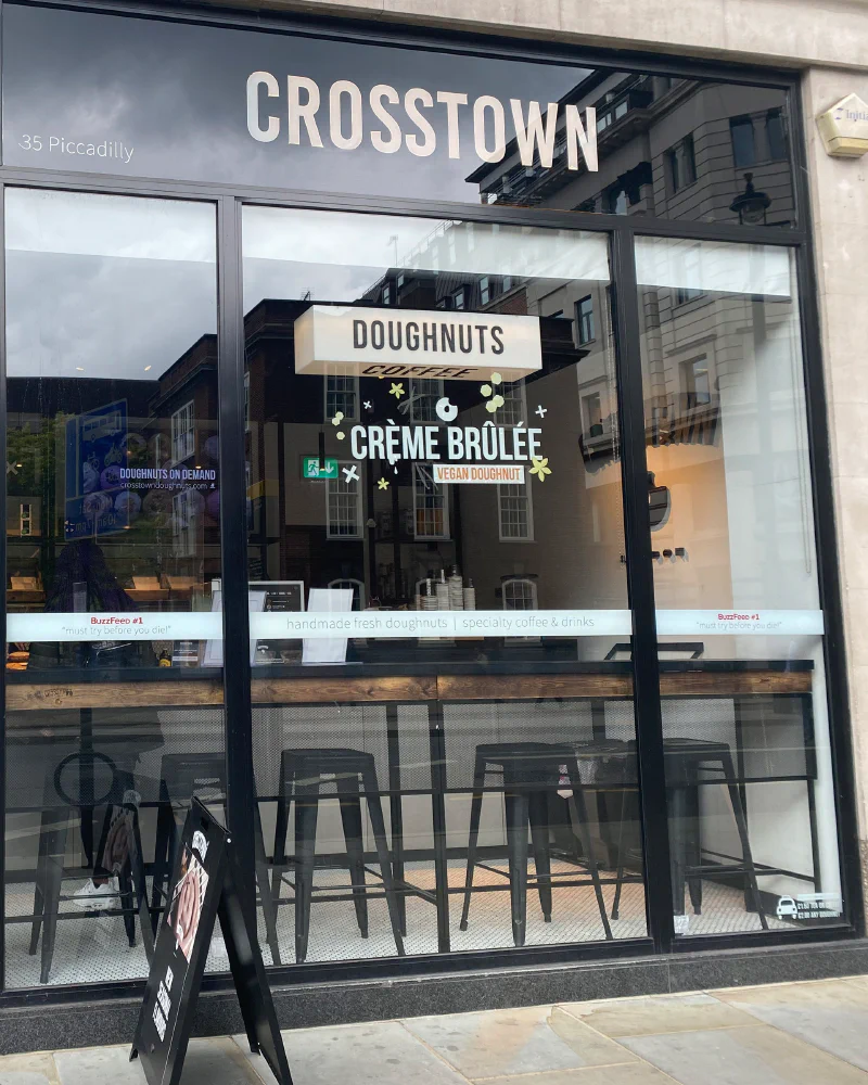 Crosstown Doughnuts Store - Picadilly – Restaurant Signs by Goodwin & Goodwin, London