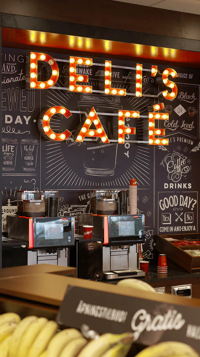 Deli De Luca, Oslo, Norway – Restaurant Signs by Goodwin & Goodwin, London