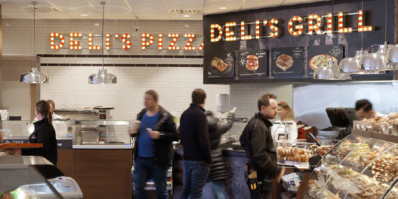 Deli De Luca, Oslo, Norway – Restaurant Signs by Goodwin & Goodwin, London