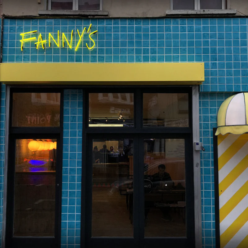 Fanny's Stoke Newington – Restaurant Signs by Goodwin & Goodwin, London