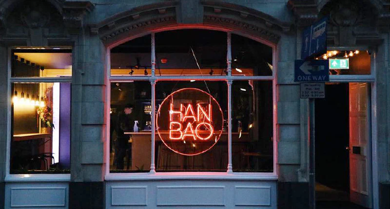 Hanbao Neon Sign, Worcester – Restaurant Signs by Goodwin & Goodwin, London